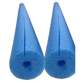 Flex Connex Clamp On Foam Jumbo 60" Noodles for Padding or Bumpers-Cargo Racks 2 Pack (Blue)
