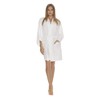 Boca Terry Womens Waffle Robe - Knee Length Robes -