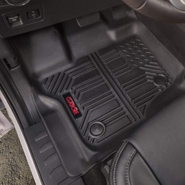 Gator Accessories 79609 Black Front and 2nd Seat Floor Liners Fits 15-19 Colorado/Canyon Crew Cab, Combo Set