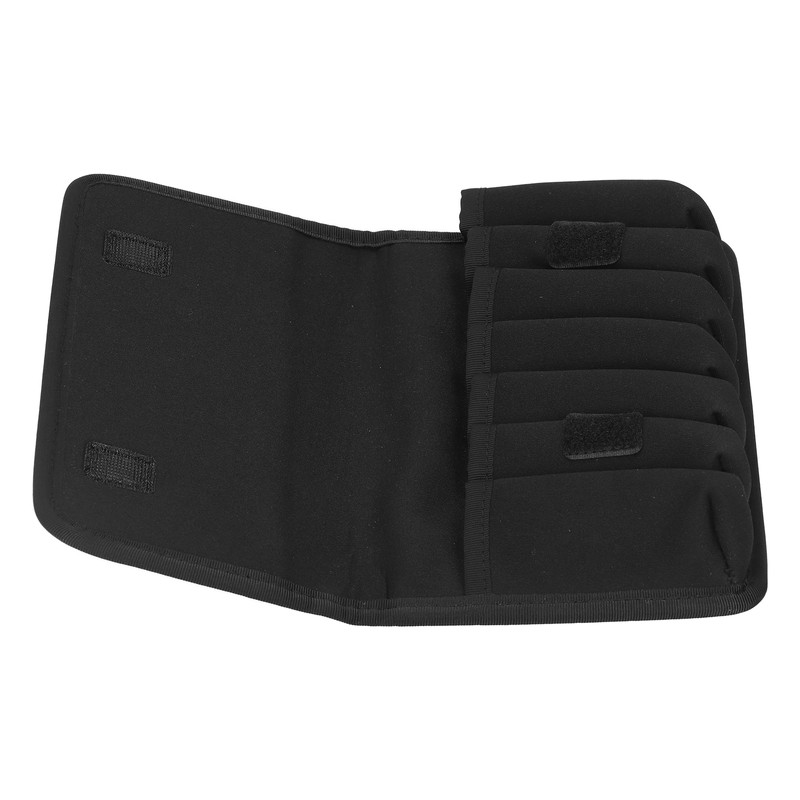 10 Holes Harmonicas Storage Bag Portable Black Eva Shockproof Cloth