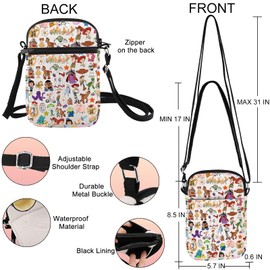MYSOMY Toy Movie Shoulder Bag Woody & Buzz Gifts Slinky Dog & Forky Gifts Woody Shoulder Bag, Roger Uk