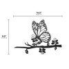 Butterfly Laser Garden Tree Spike Decor – Decorative Metal Garden