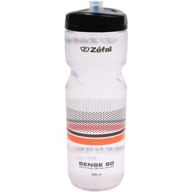 Zefal Sense Soft Water Bottle, Clear, 800ml