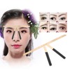 Tattoo Eyebrow Ruler Permanent Makeup Symmetrical Caliper Three-Point Positioning Grooming