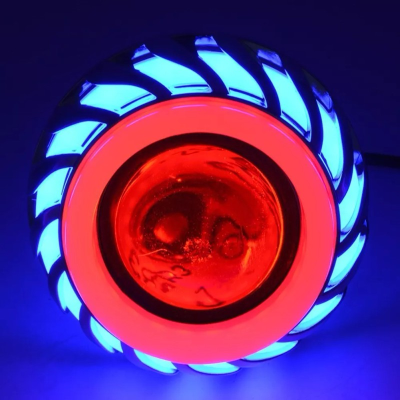 Yuqing Lupa Led Faro Ojo De Angel Y Demonio Motos