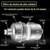 Filtro para Regadera Baño, suavizante de agua con filtro de