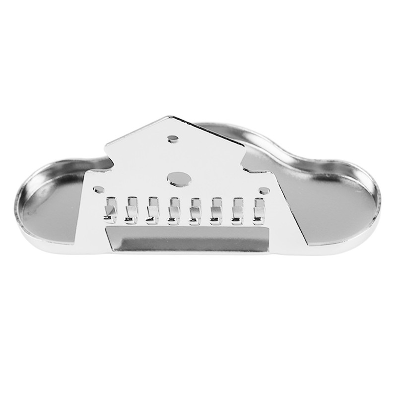 Mandolin Tailpiece Chrome Replacement Zinc Alloy Guitar Parts Instrument Accessories