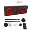 TOPINCN Large Oversized Screen LED Clock, Double Sided LED Clock