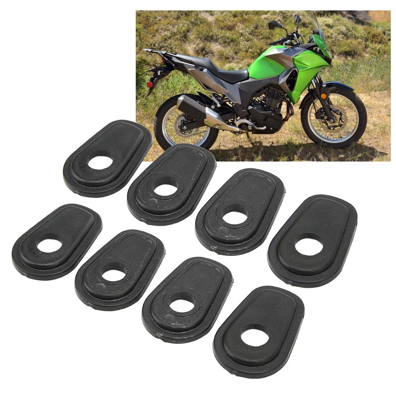 BOROCO 8pcs Motorcycle Refit Indicator Indicator Adapter Spacer Replacement for