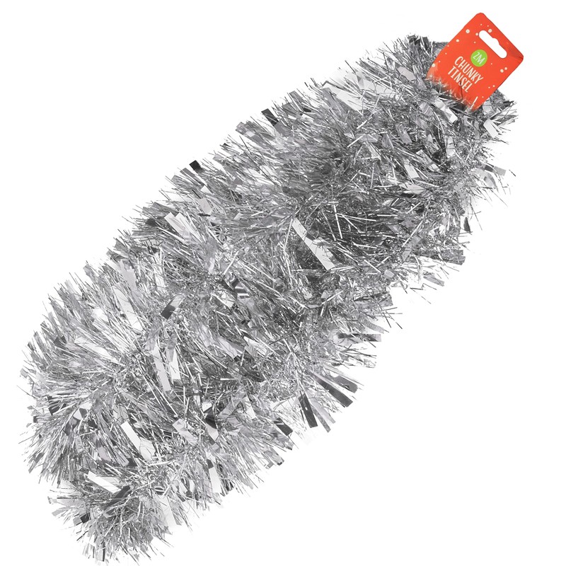 HOVUK® Pack of 3 Thick & Thin Tinsel Christmas Tree