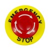 4x 660V 10A Red Mushroom Emergency Stop Switch 22mm Mount