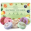 Shower Steamers Aromatherapy - 8 Pack Shower Bombs Fruit Scents