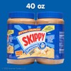 SKIPPY Chunky Peanut Butter, Crunchy Peanut Butter, Twin Pack, 40oz