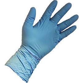 Nitrex - Nitrile long Blue Powder Free Disposable Gloves - 100 pack (Large)