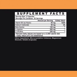 Angry Supplements Women's Nitric Oxide Pre Workout Booster, Circulation, Recovery, Energy 2PK