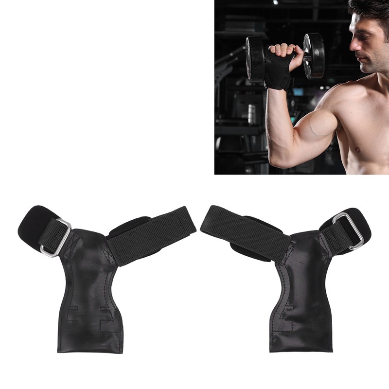 Lifting Straps Rubber Hard Pull Wrist Lifting Straps Durable Deadlift