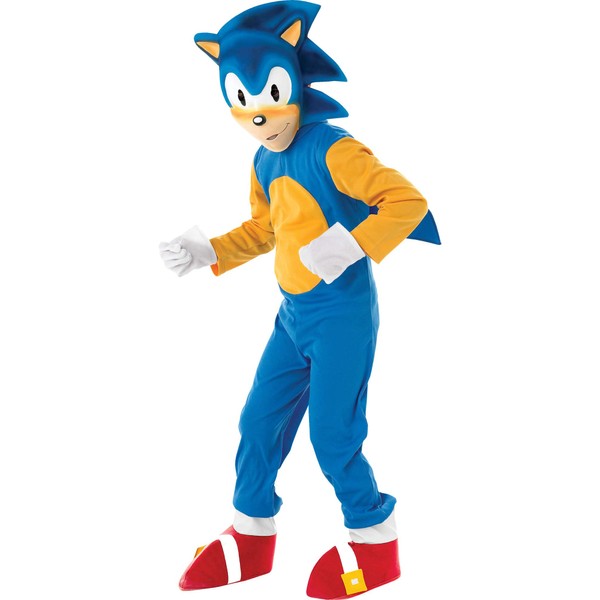 Rubie's Official Sonic The Hedgehog Children Fancy Dress , Multi-colored, Large (7-8 Years)