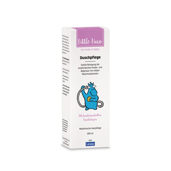 little lino Duschpflege für Kinder und Babys, 200 ml Shower Gel