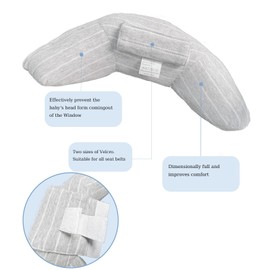 Seat Belt Pad for Children, Car Sleeping Pillow, Travel Neck Pillow, Neck Pillow, Safety Belt, Car Seat Pillow, Belt Pillow, Shoulder Protection, Machine Washable, Super Soft