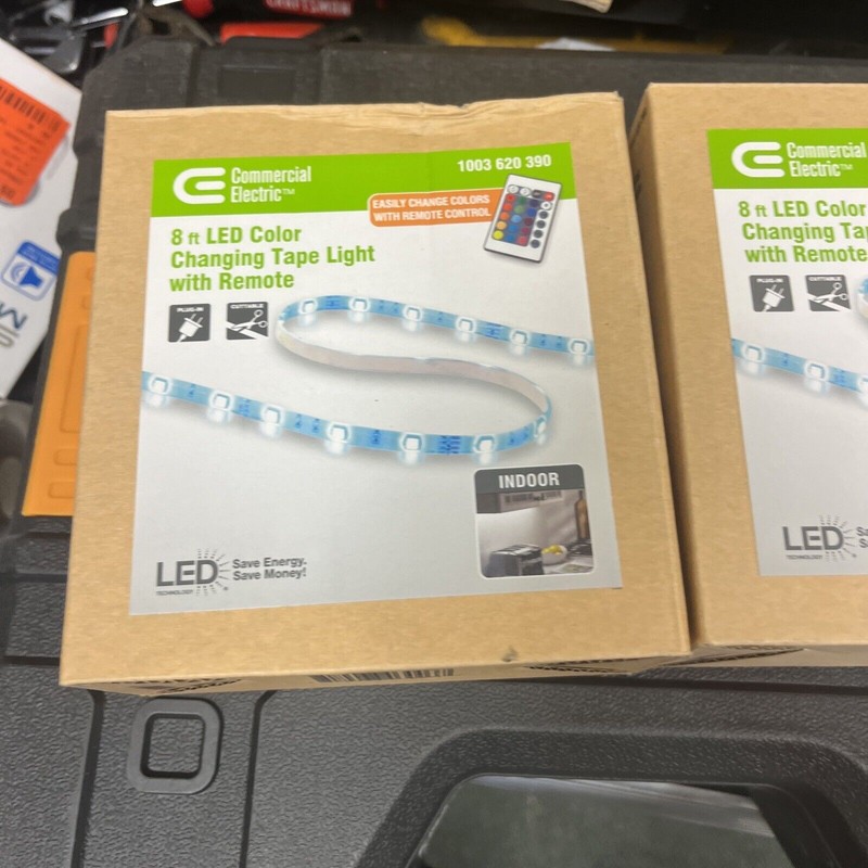 Commercial Electric 16 ft. Indoor LED Color Changing Tape Light