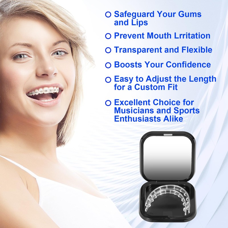 Comfort Cover for Braces, Lip Protector Mouth Guard Lip Cushion