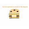 Pair of Brass Flap Hinges Table Folding Flip Top Hinge,Brass