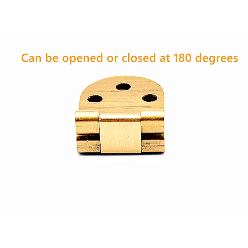 Pair of Brass Flap Hinges Table Folding Flip Top Hinge,Brass