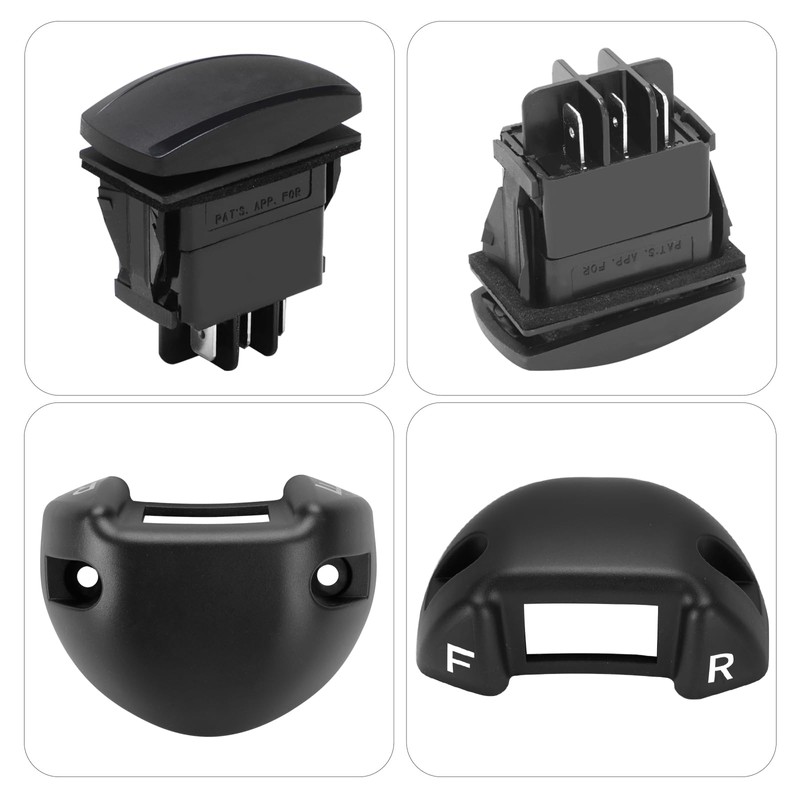 Roykaw 48V Golf Cart Forward and Reverse Switch with Housing