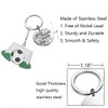 BNQL Soccer Keychain Soccer Lover Gifts For Soccer Team Players