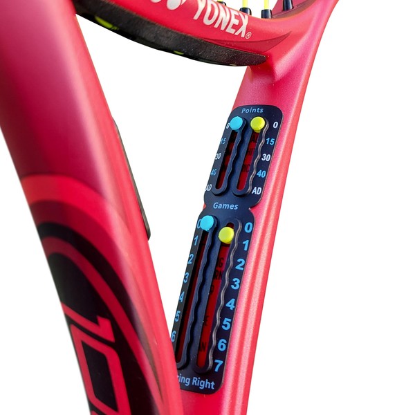 Scoring Right Portable Tennis Racket and Padel Scorekeeper, Easy to