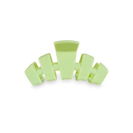 TELETIES - Small Hair Clip - Summer Collection - Hair Claw Clips for Women - Strong Grip, Bendable Teeth, Curved Design - For All Hair Types and Textures - Aloe, There!