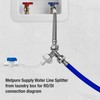 Metpure Washer Laundry Water Feed Line Splitter For Water Filtration