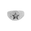 AllSaints Men's Star Signet Ring