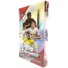 2021 Topps Chrome MLS Soccer Hobby Box (18 Packs/4 Cards: 1 Auto)