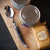 Lagulore ABS Handle, Teaspoon, Made in France, NERON, Black Marble