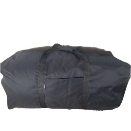 Unbranded EXTRA LARGE Sports Duffle Bag Gym Canvas Duffel Travel Foldable BAG Black 36”