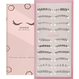 Lower Eyelashes, 10 Pairs of Eyelashes, Popular, Transparent Axis, Lower Eyelashes, Natural Lower Eyelashes