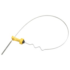 X AUTOHAUX Automatic Transmission Oil Dipstick, for Ford F-150 1998-2003, Metal Plastic, Yellow