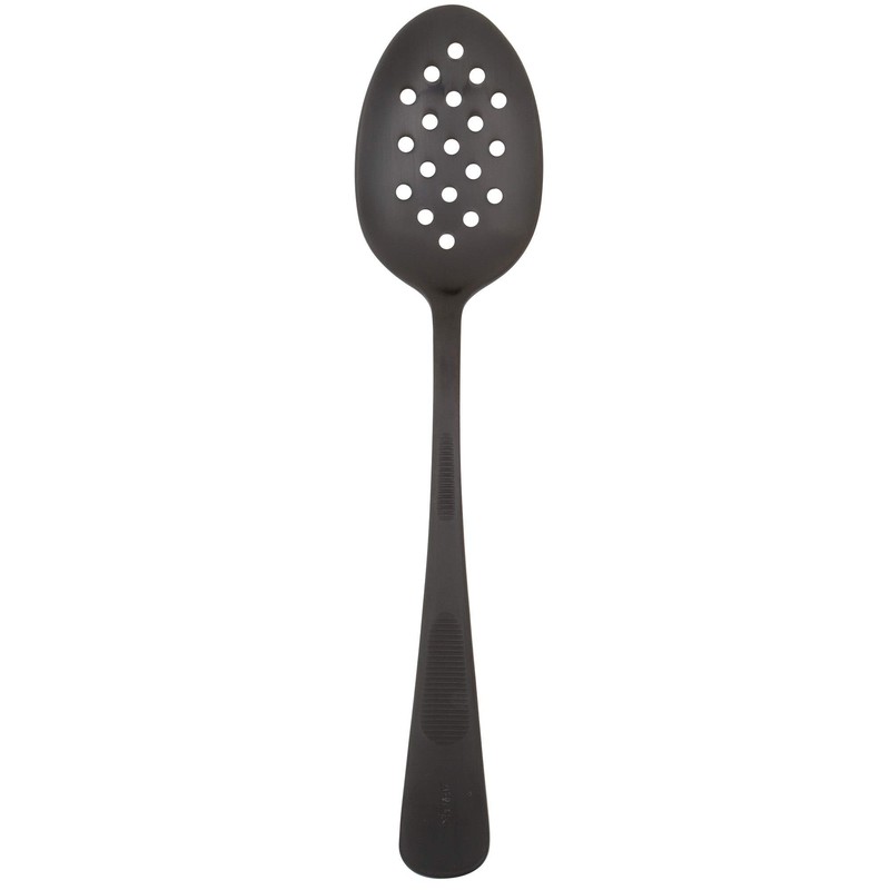 Mercer Culinary M35161BK 18-8 Stainless Steel Plating Spoon, 7-7/8 inch,