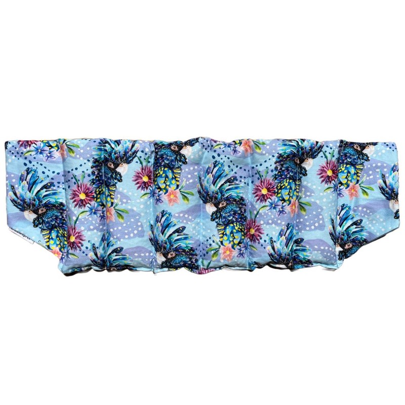 Wheatbags Love Wrap Around Heat Pack, Blue Cockatoo
