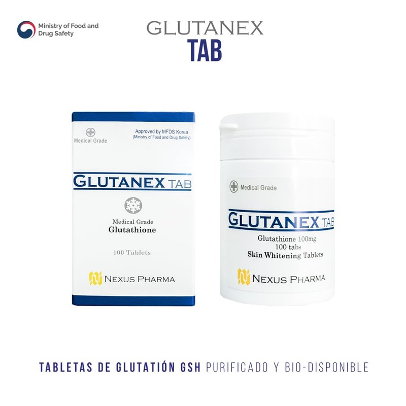 Glutanex TAB - TABLETAS DE GLUTATIN GSH GRADO MDICO sin