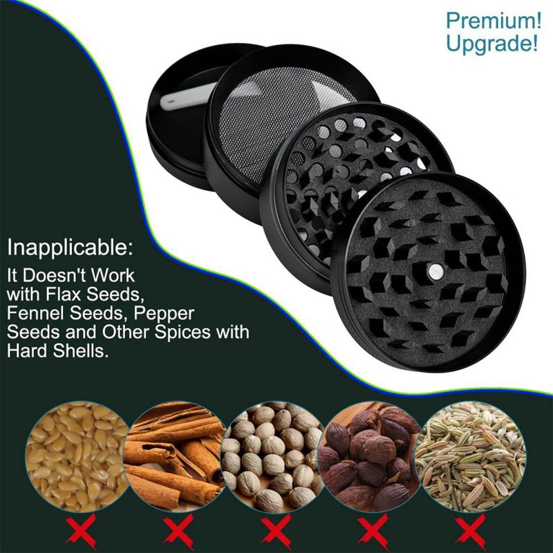 Multimill Portable Pepper Mill 50mm Diameter Small Alloy Grinder Spice