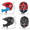 Kids Helmet Youth Helmet Children Helmet 2-in-1 for BMX Skateboard