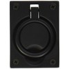 Baldwin 0395190 Flush Ring Pull, Black