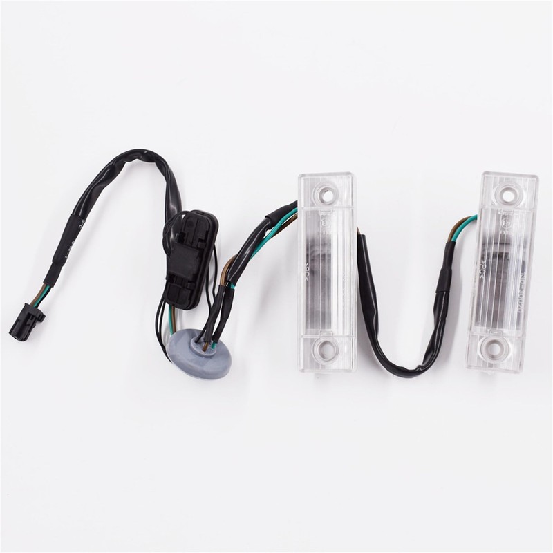 ANTUKO Trunk Release Switch Button with Licence Plate Lamp Rear