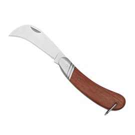 HALNKSZDDD Klappbares Gartenmesser, Veredelungsmesser aus rostfreiem Stahl, Gartenknospenmesser, Multifunktionsschneidewerkzeug zum Veredeln, Pilzmesser für Unkraut