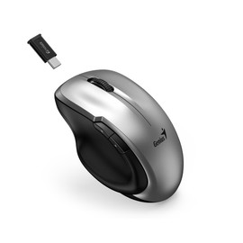 Genius Ergo 8200S Wireless Mouse Ergonomic Design Silent Click Type C