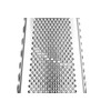 HENDI Square Grater, 4-Sided, with Container, Non-Slip Base, Fine, Medium,