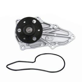 RYNCO Engine Water Pump AW6233 - Replacement for 2009-2014 Acura TSX Honda Accord CR-V 2.4L DOHC, Black