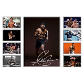 Anthony Joshua Signed Poster Print- Limited Edition Autograph Fan Gift – Collectible Memorabilia Merchandise (Unframed A4 (30x21cm))